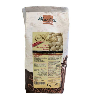 Bílá čokoláda pecky 31 % Master Martini 1 kg